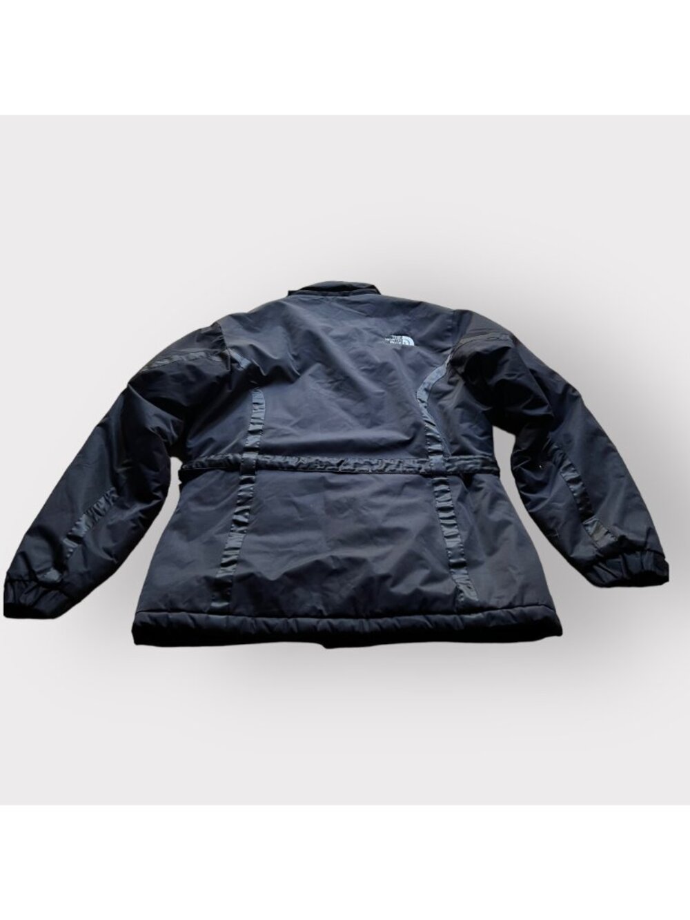 The North Face Womens Size XXL Black HyVent Insulated Belted Rain Parka Jacket - Picture 8 of 16